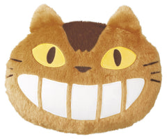 Marushin My Neighbor Totoro Catbus Die-Cut Pillow Cushion - Official Studio Ghibli Merchandise, Orange