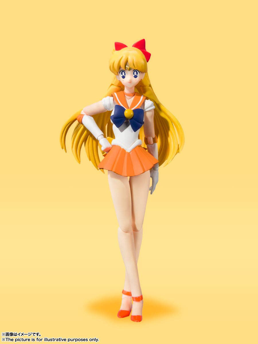 TAMASHII NATIONS Sailor Venus -Animation Color Edition- Pretty Guardian Sailor Moon, Bandai shii Nations S.H. Figuarts