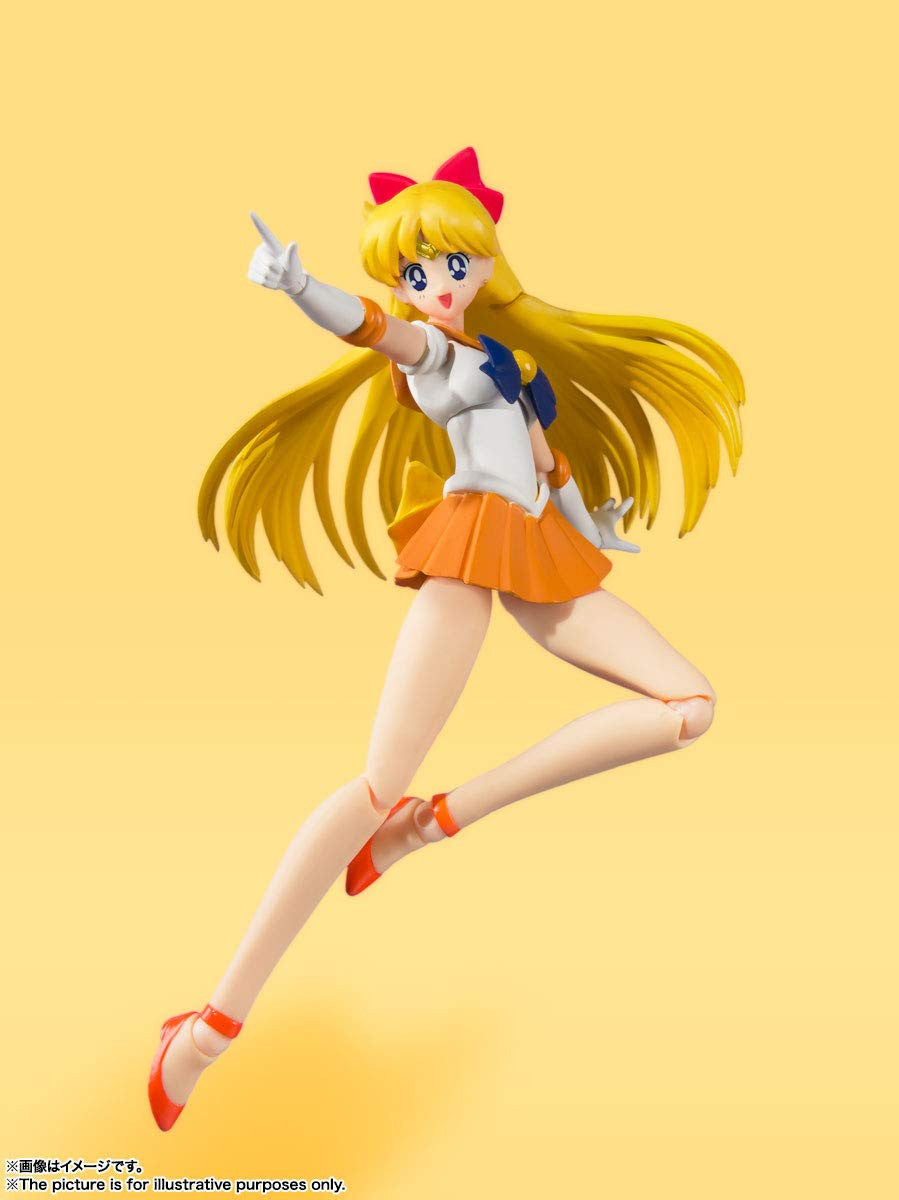 TAMASHII NATIONS Sailor Venus -Animation Color Edition- Pretty Guardian Sailor Moon, Bandai shii Nations S.H. Figuarts