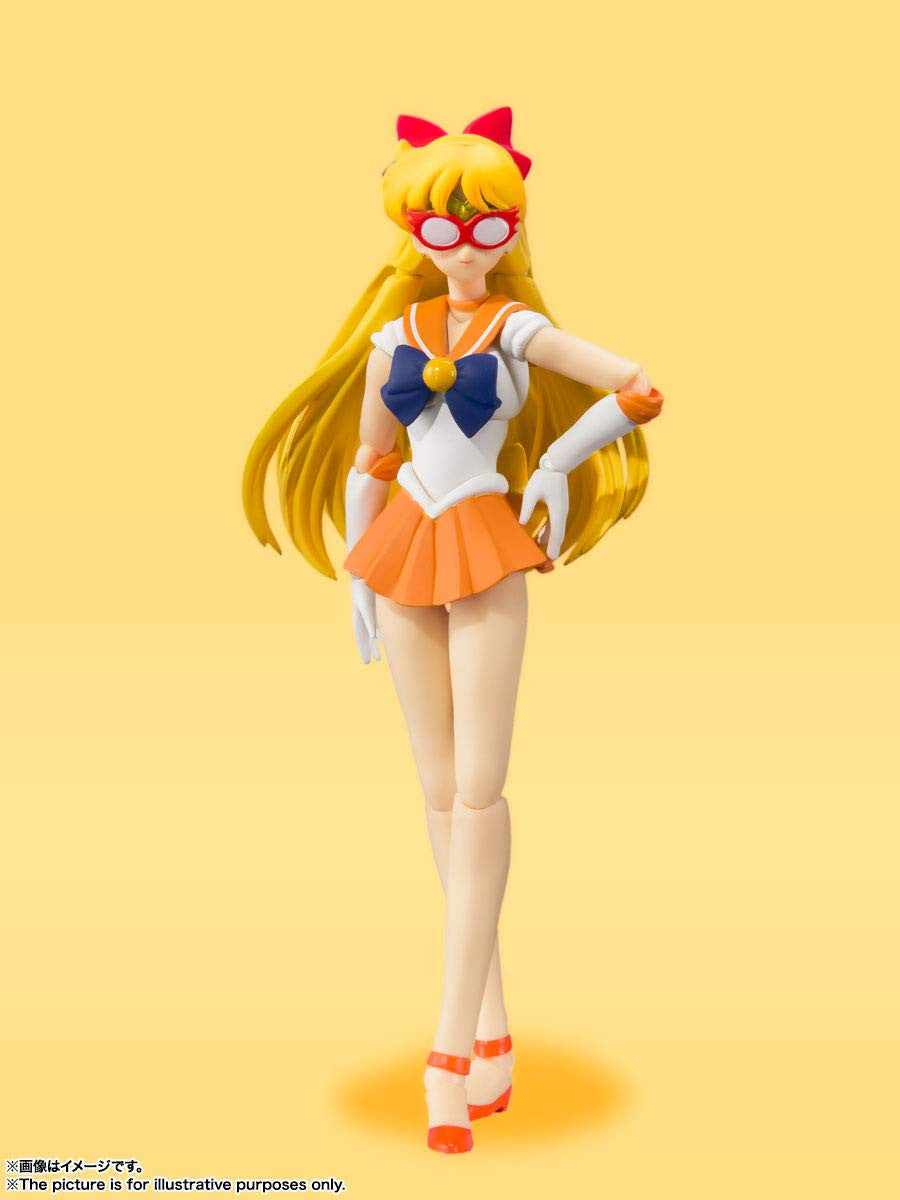 TAMASHII NATIONS Sailor Venus -Animation Color Edition- Pretty Guardian Sailor Moon, Bandai shii Nations S.H. Figuarts