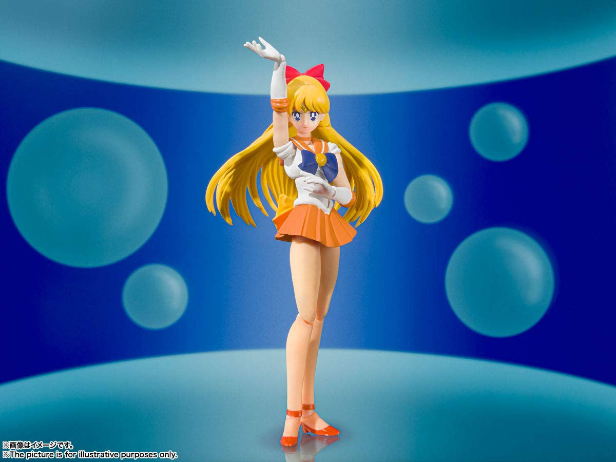 TAMASHII NATIONS Sailor Venus -Animation Color Edition- Pretty Guardian Sailor Moon, Bandai shii Nations S.H. Figuarts