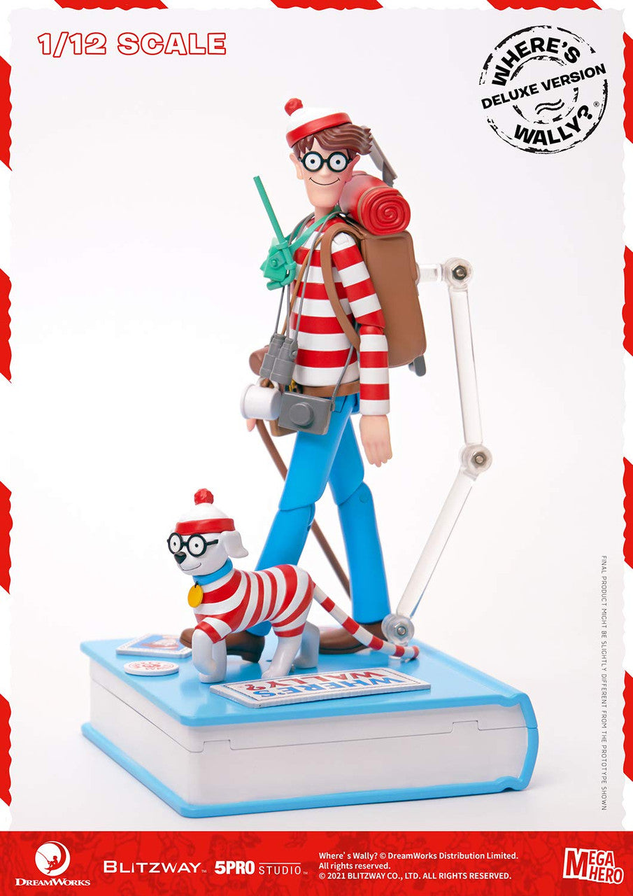 Blitzway - Waldo 1/12th Scale Action Figure (DX ver.) [Where's Waldo?], 5Pro Studio MEGAHERO Series (BZW47950)