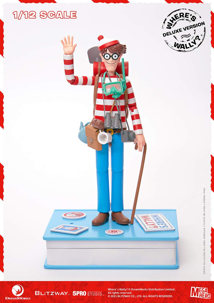 Blitzway - Waldo 1/12th Scale Action Figure (DX ver.) [Where's Waldo?], 5Pro Studio MEGAHERO Series (BZW47950)