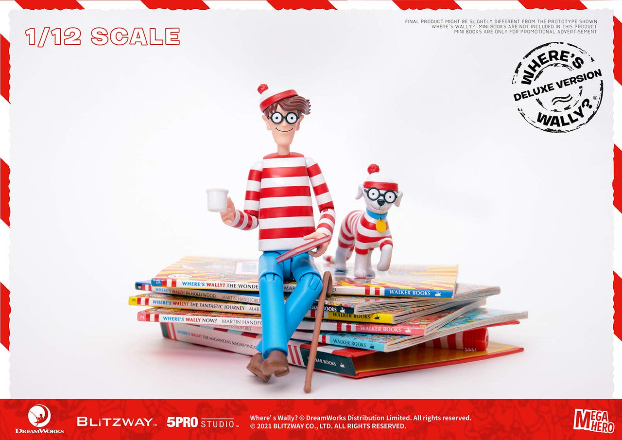 Blitzway - Waldo 1/12th Scale Action Figure (DX ver.) [Where's Waldo?], 5Pro Studio MEGAHERO Series (BZW47950)