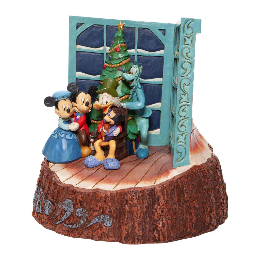 Enesco Jim Shore Disney Traditions Mickey's Christmas Carol Scrooge McDuck Figurine, 8 Inch, Multicolor