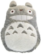 Studio Ghibli via Bluefin Marushin My Neighbor Totoro Big Grey Totoro Die-Cut Cushion - Official Studio Ghibli Merchandise, Grey,White