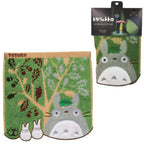 Studio Ghibli via Bluefin Marushin My Neighbor Totoro Big Grey Totoro Die-Cut Cushion - Official Studio Ghibli Merchandise, Grey,White