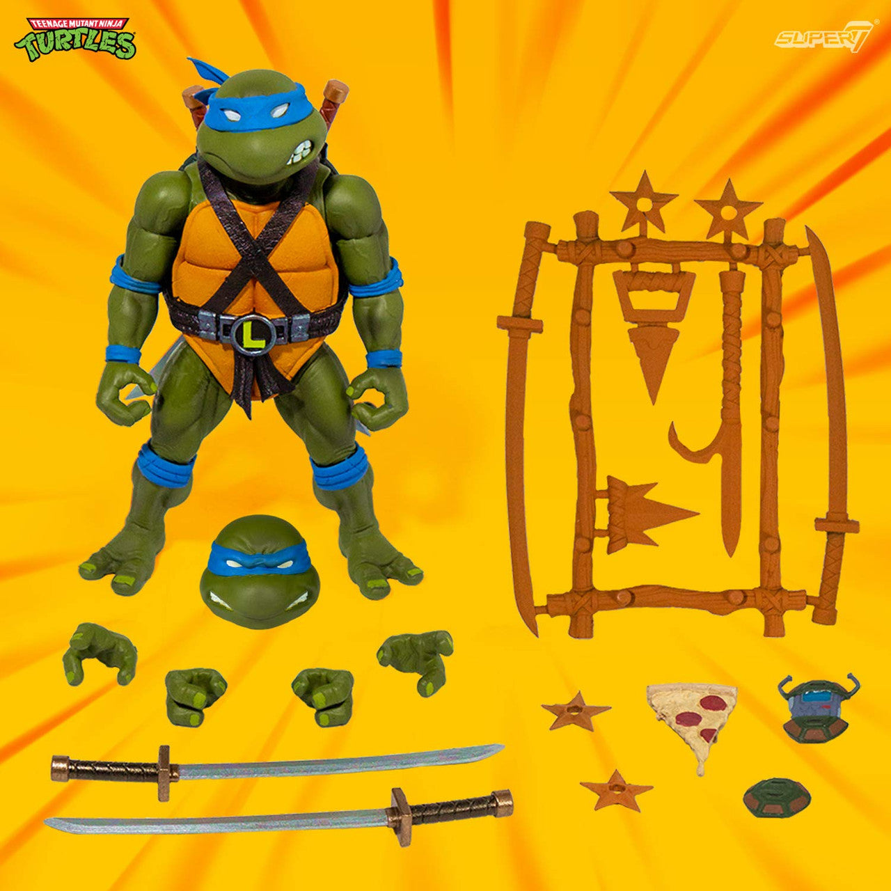 Super 7 Teenage Ultimates Wave 2 Leonardo Action Figure