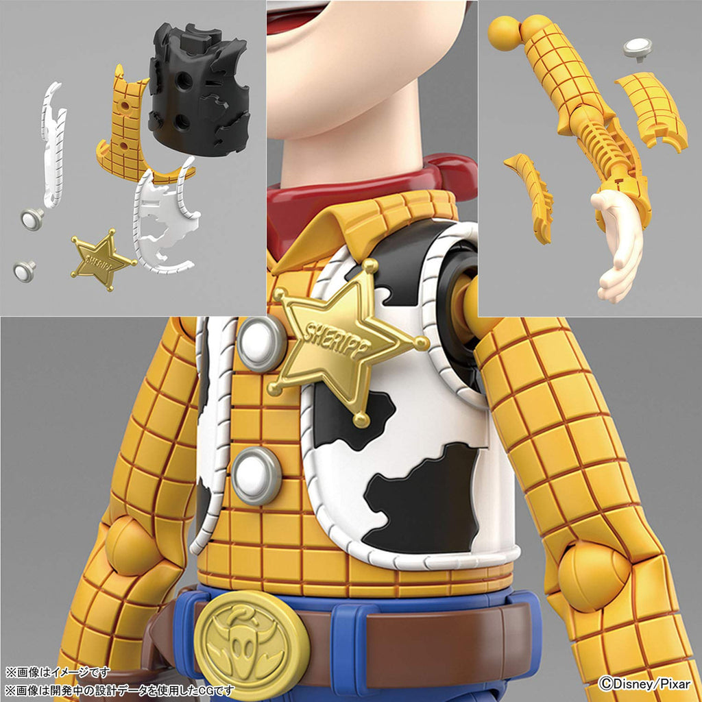 Woody Toy Story. Bandai Cinema-Rise Standard