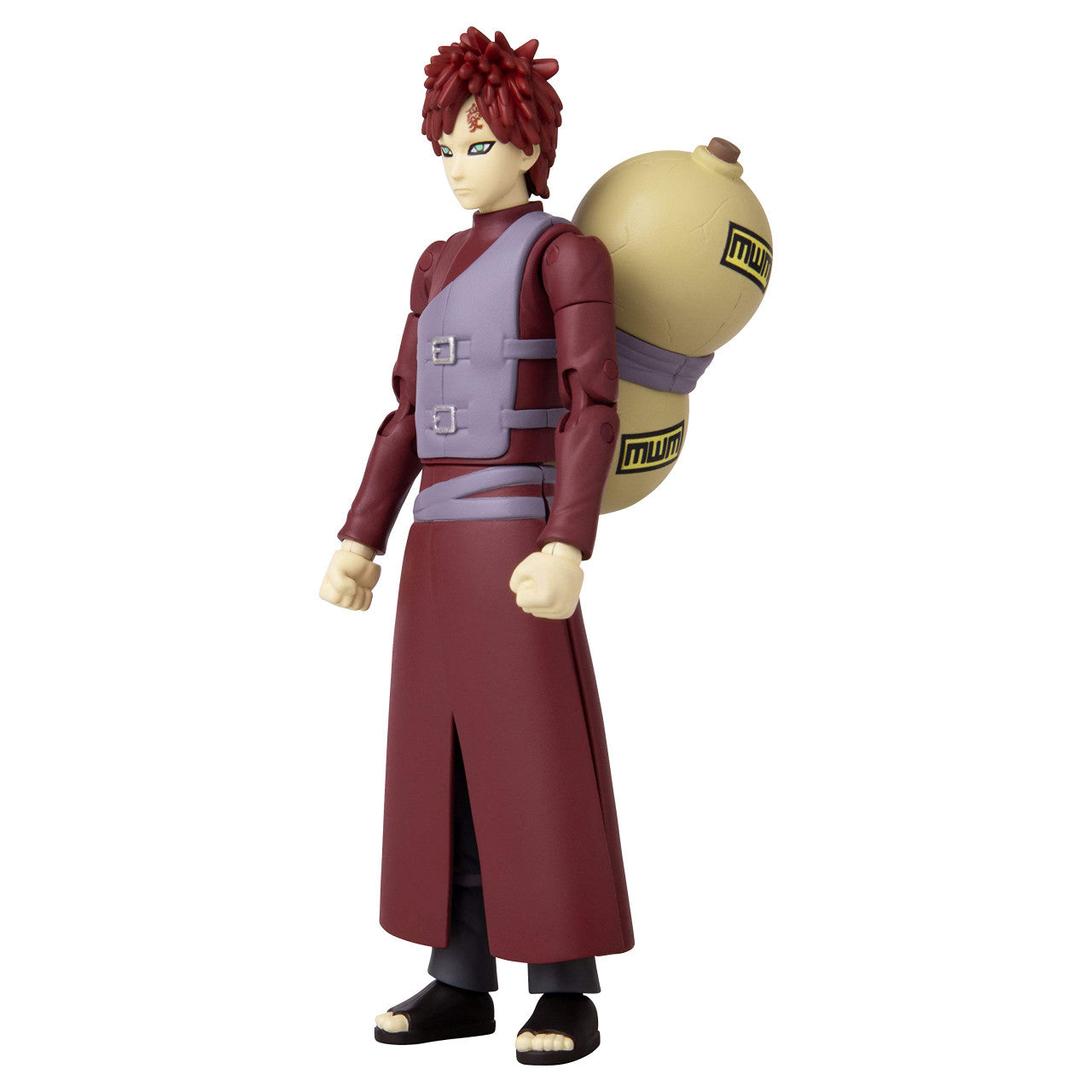 Anime Heroes Naruto Shippuden Gaara Collectible Action Figure 6.5 Inch Fully Articulated Anime Toy Official Licensed Merchandise BA36906