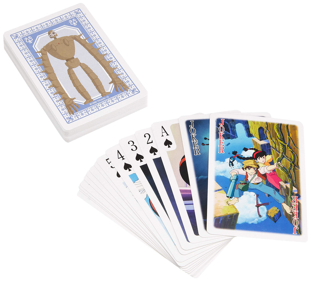 Studio Ghibli via Bluefin Ensky Castle in The Sky Playing Cards - Official Merchandise