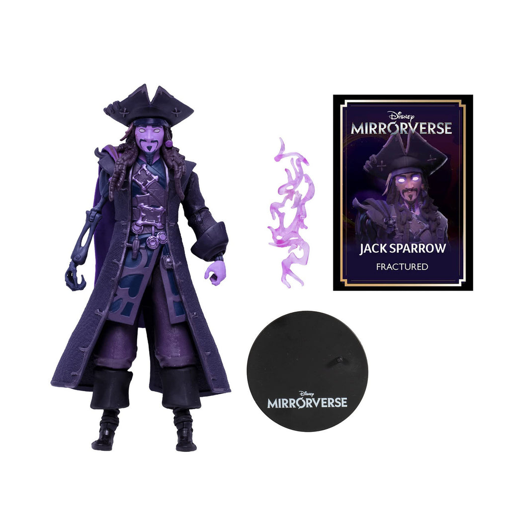 Disney Mirrorverse Jack Sparrow (Fractured) 7" Action Figure with Accessories