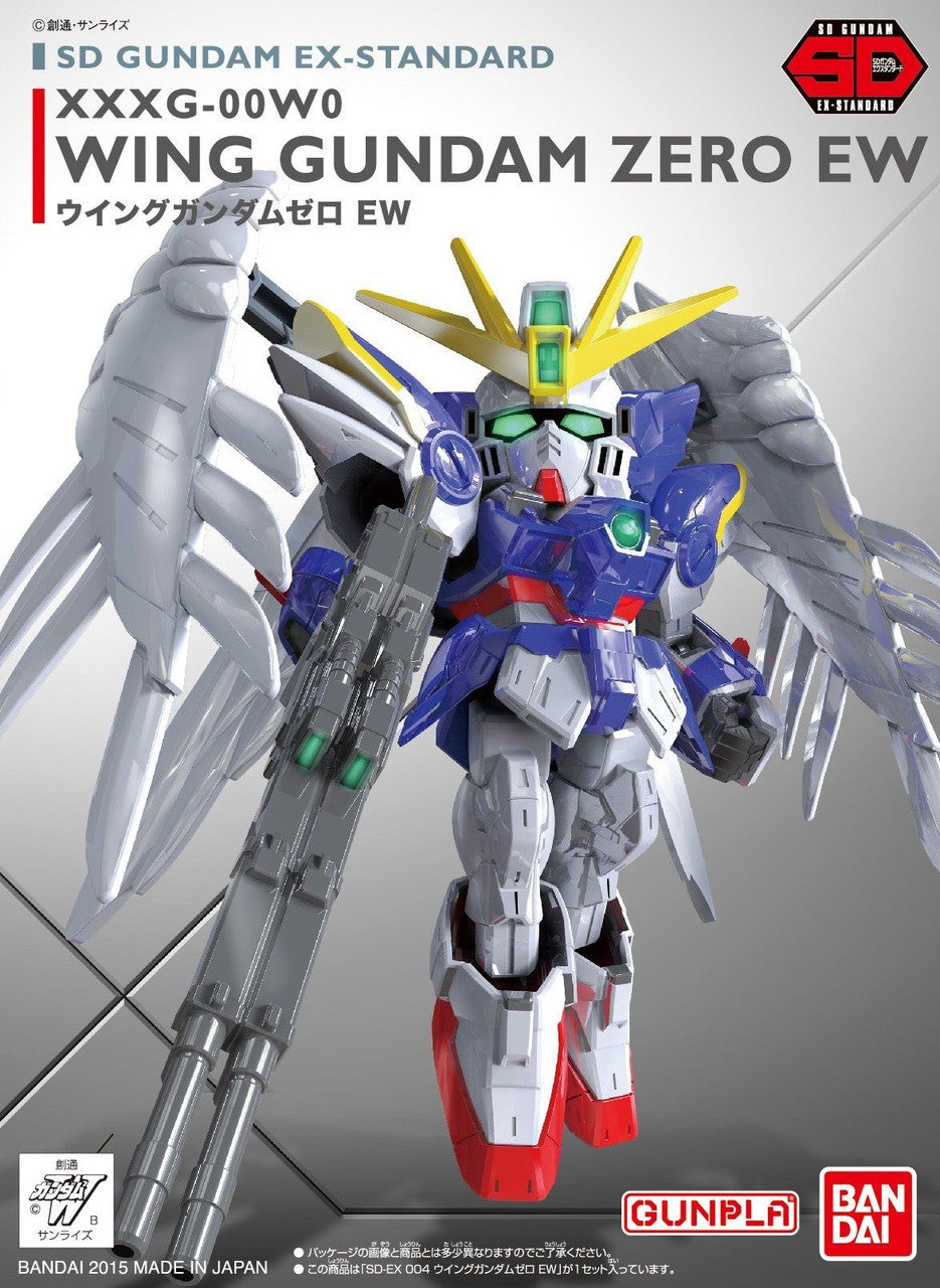 Bandai Hobby SD EX-Standard Wing Gundam Zero Version EW Action Figure, Multi, 8 (BAN202754)