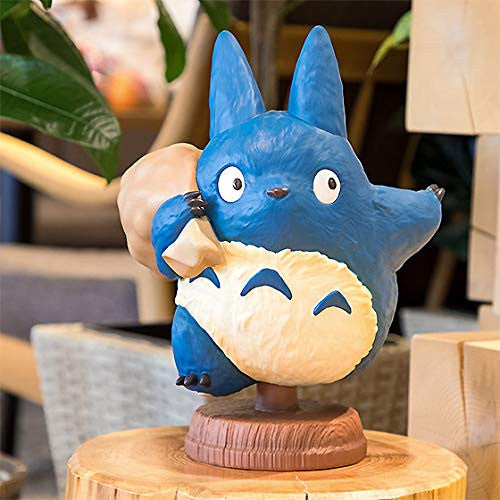 Studio Ghibli via Bluefin Benelic [Found You!] Medium Blue Totoro Statue - My Neighbor Totoro - Official Studio Ghibli Merchandise