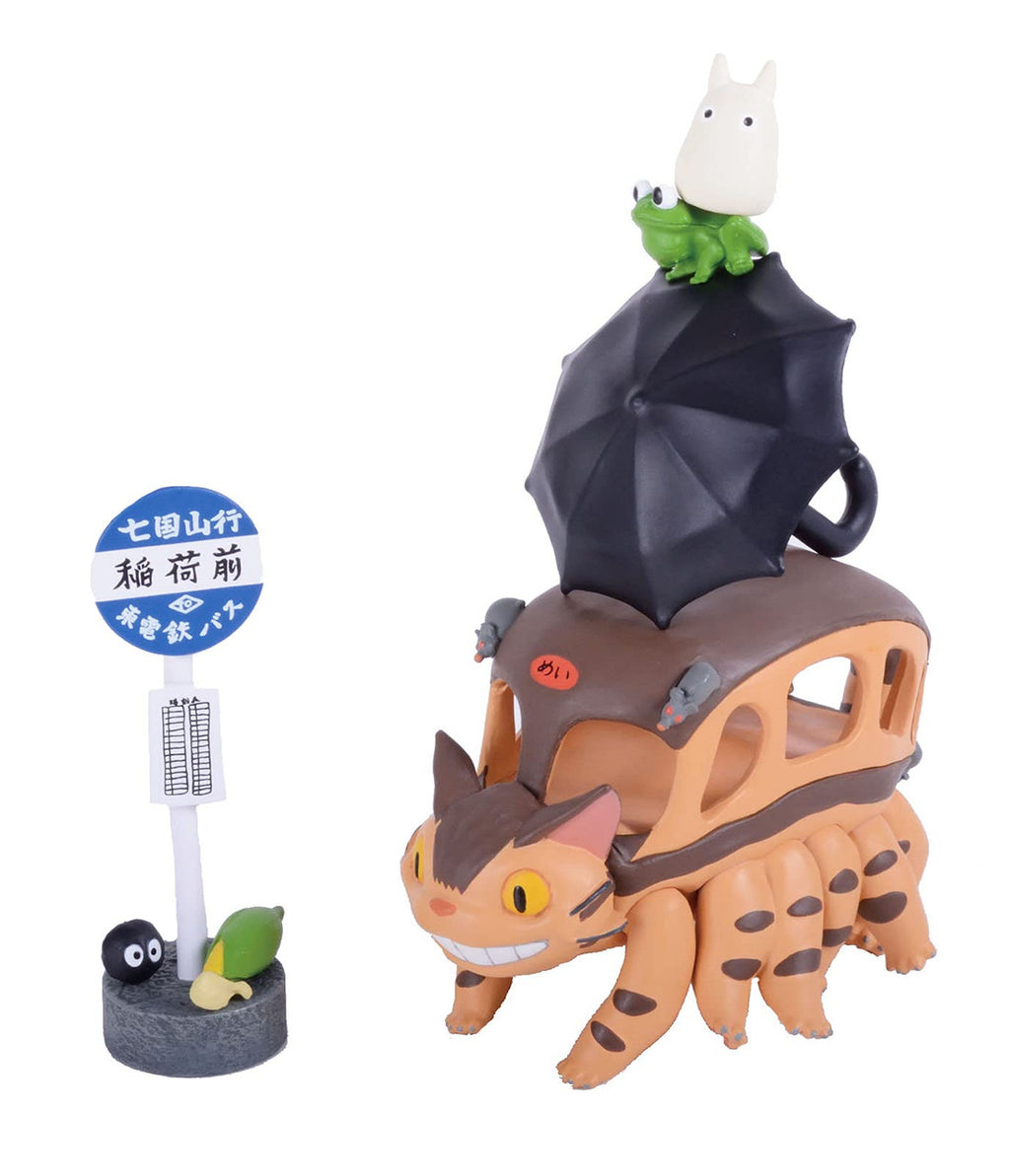 Ensky My Neighbor Totoro Catbus Nosechara Stacking Figure Assortment (NOS-51) - Official Studio Ghibli Merchandise