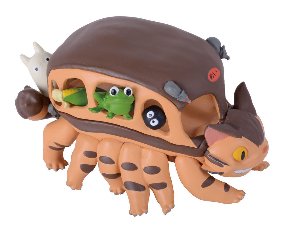 Ensky My Neighbor Totoro Catbus Nosechara Stacking Figure Assortment (NOS-51) - Official Studio Ghibli Merchandise