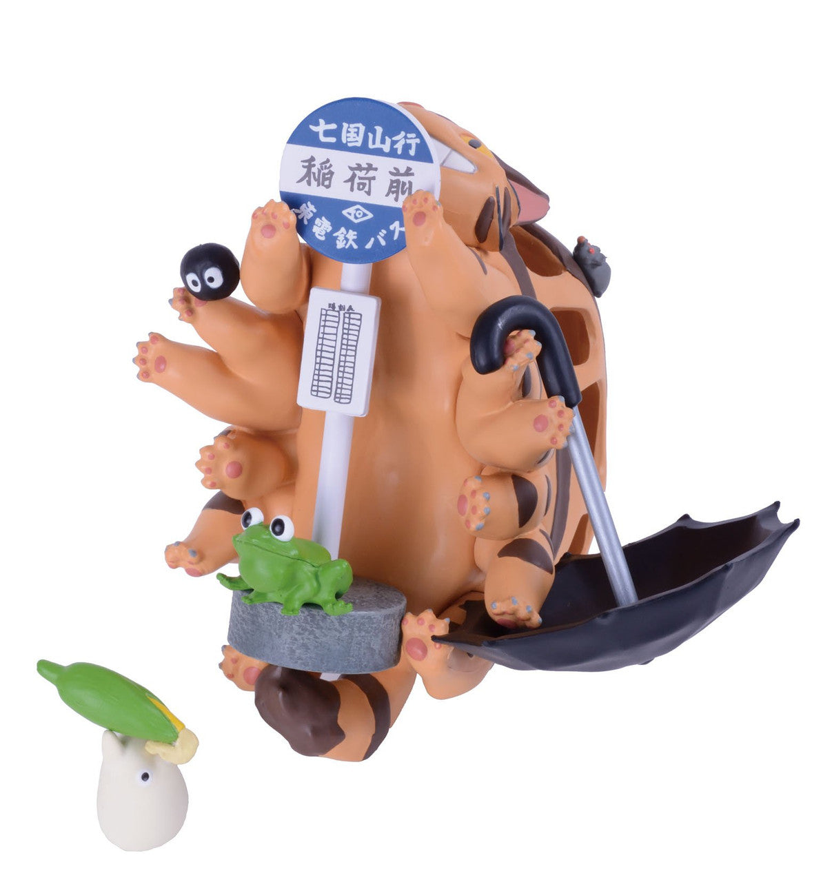 Ensky My Neighbor Totoro Catbus Nosechara Stacking Figure Assortment (NOS-51) - Official Studio Ghibli Merchandise