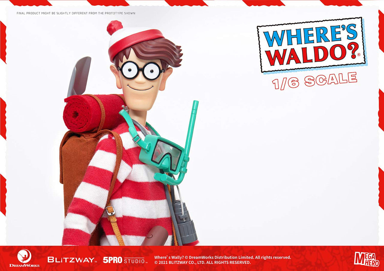 Blitzway - Waldo 1/6th Scale Action Figure [Where's Waldo?], 5Pro Studio MEGAHERO Series (BZW47948)