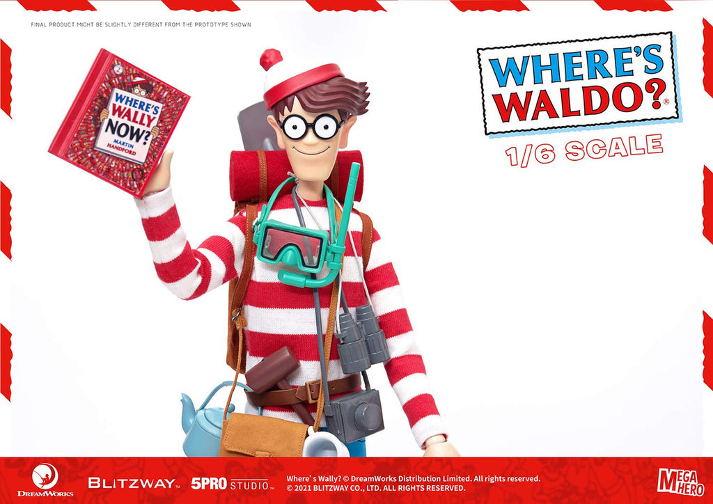 Blitzway - Waldo 1/6th Scale Action Figure [Where's Waldo?], 5Pro Studio MEGAHERO Series (BZW47948)