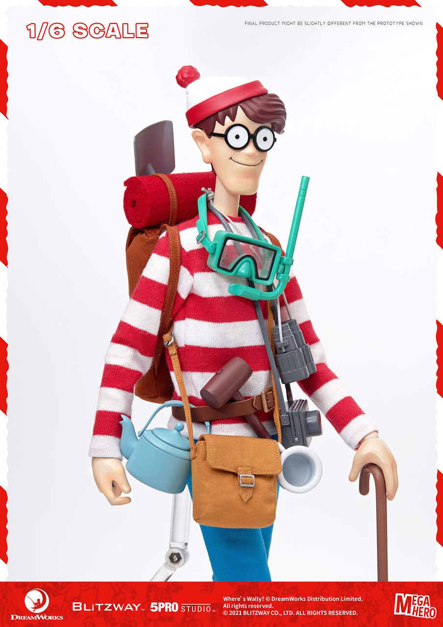 Blitzway - Waldo 1/6th Scale Action Figure [Where's Waldo?], 5Pro Studio MEGAHERO Series (BZW47948)