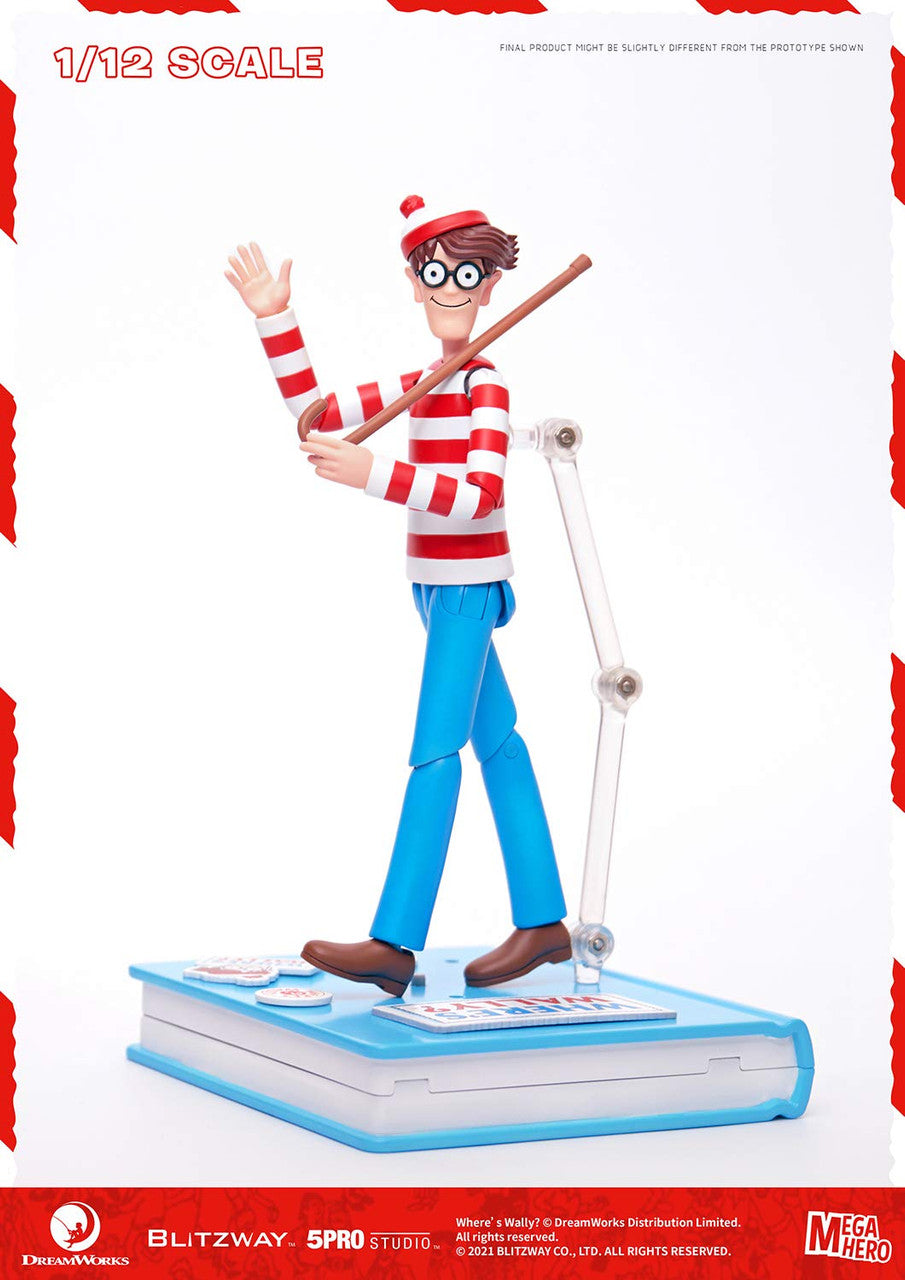 Blitzway - Waldo 1/12th Scale Action Figure (Normal ver.) [Where's Waldo?], 5Pro Studio MEGAHERO Series (BZW47949)