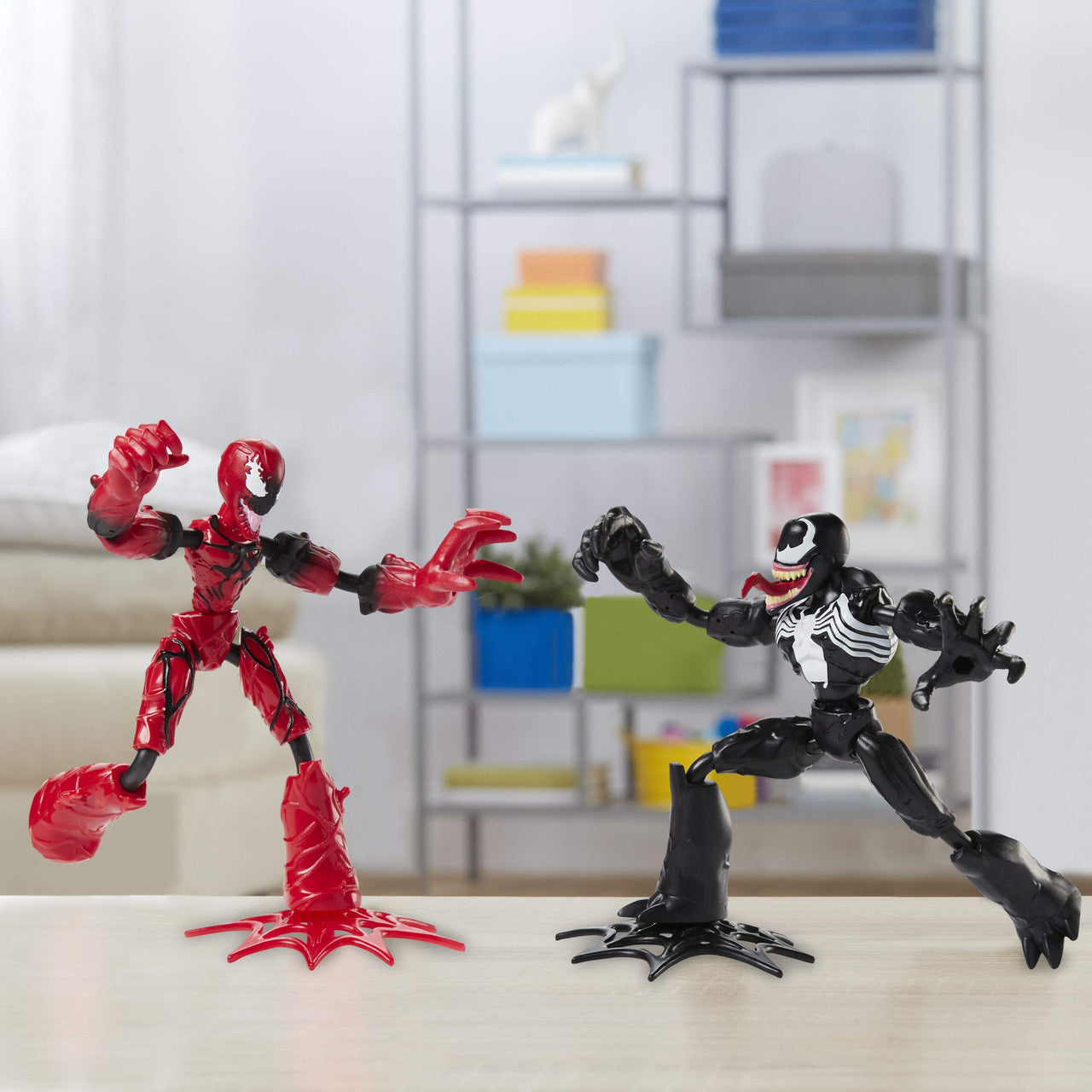 Spider-Man Bend and Flex Venom vs. Carnage Action Figure Set