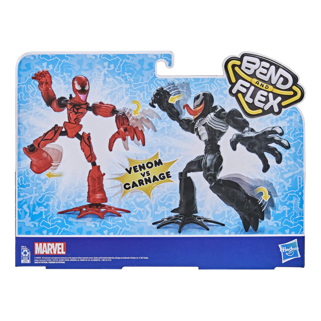 Spider-Man Bend and Flex Venom vs. Carnage Action Figure Set