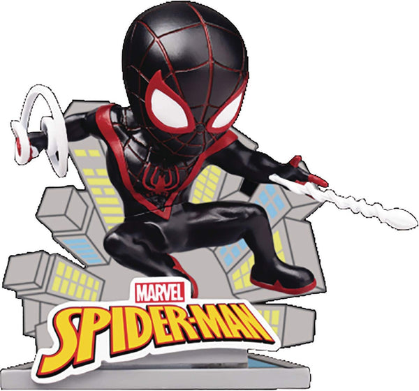 Beast Kingdom Marvel Comics Spider-Man Mile Morales Mea-013 Mini Egg Attack Figure, Multicolor (JUN198114)