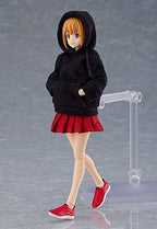 Max Factory Figma Styles: Female Body (Emily) with Hoodie Outfit Figma Action Figure, Multicolor