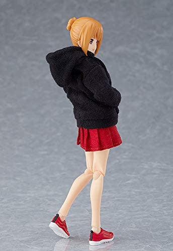 Max Factory Figma Styles: Female Body (Emily) with Hoodie Outfit Figma Action Figure, Multicolor