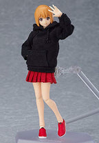 Max Factory Figma Styles: Female Body (Emily) with Hoodie Outfit Figma Action Figure, Multicolor