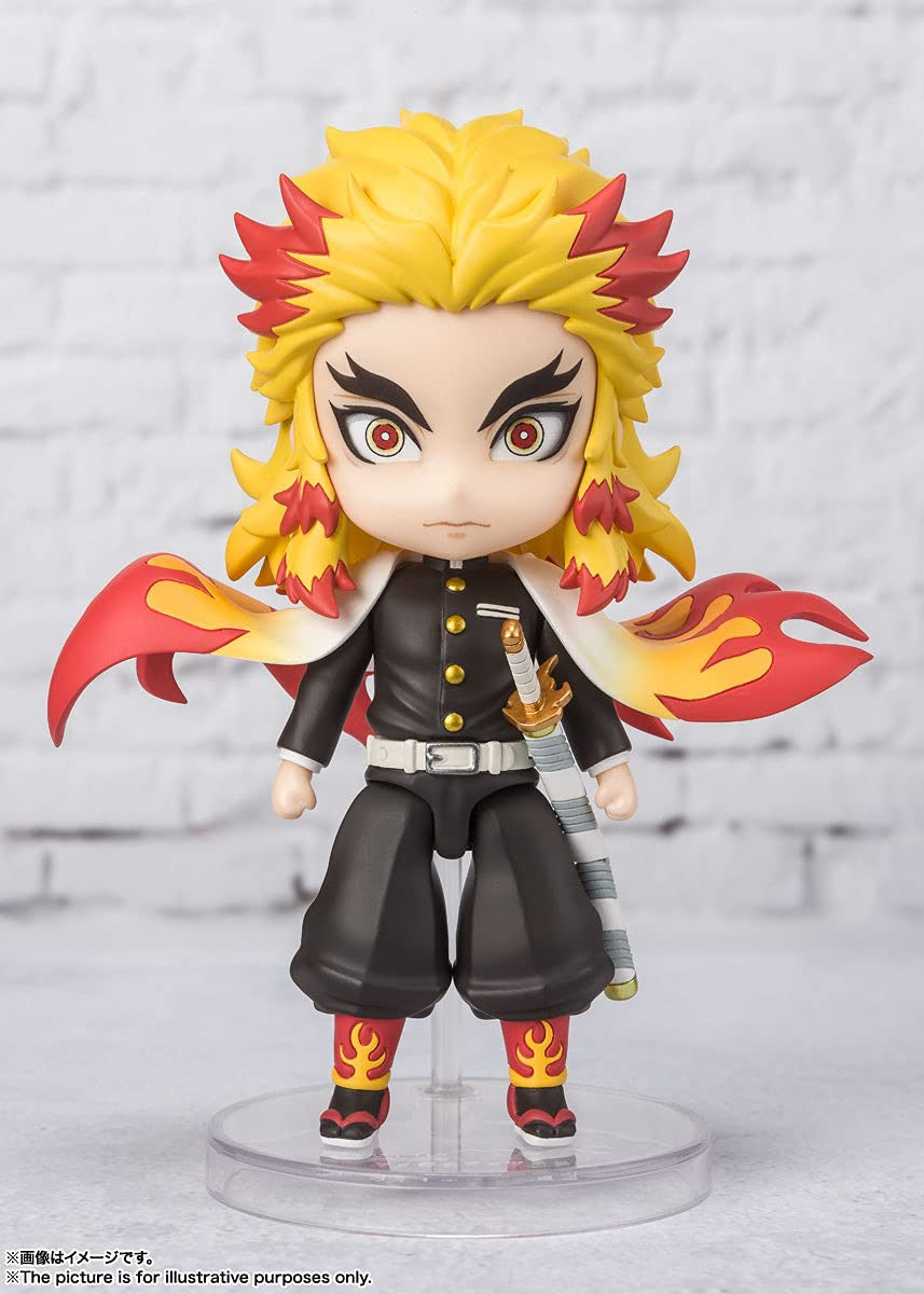 Tamashii Nations Figuarts Mini - Kyojuro Rengoku -Flame Breathing- [Demon Slayer: Kimetsu no Yaiba], Bandai Spirits Figuarts Mini Figure
