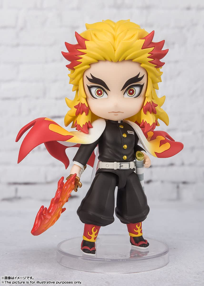 Tamashii Nations Figuarts Mini - Kyojuro Rengoku -Flame Breathing- [Demon Slayer: Kimetsu no Yaiba], Bandai Spirits Figuarts Mini Figure