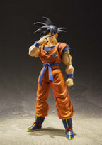 Bandai Tamashii Nations S.H. Figuarts Son Goku (A Saiyan Raised on Earth) Dragon Ball Super Action Figure