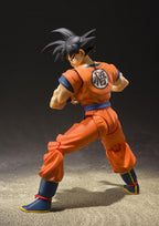 Bandai Tamashii Nations S.H. Figuarts Son Goku (A Saiyan Raised on Earth) Dragon Ball Super Action Figure