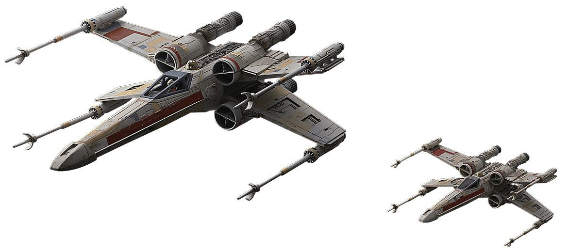 Bandai Hobby Star Wars 1/72 X-Wing Red Squadron (Special Set), Multicolor