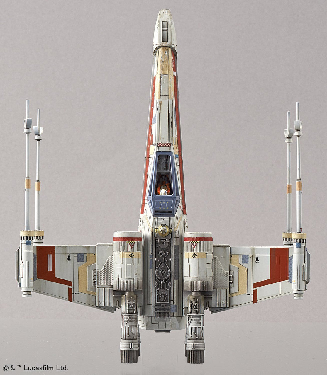 Bandai Hobby Star Wars 1/72 X-Wing Red Squadron (Special Set), Multicolor