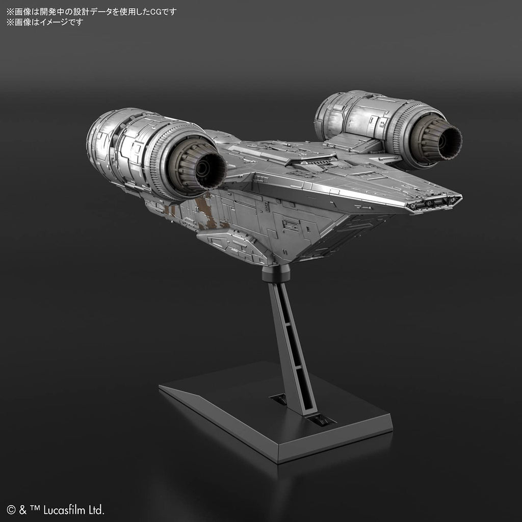 Star Wars Vehicle Model Razor Crest (Silver Coated Ver.) Plastic Model'