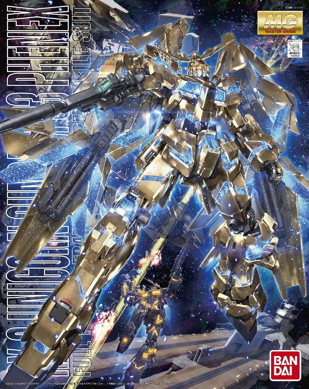 Bandai Hobby MG Unicorn Gundam 03 Phenex Model Kit (1/100 Scale)