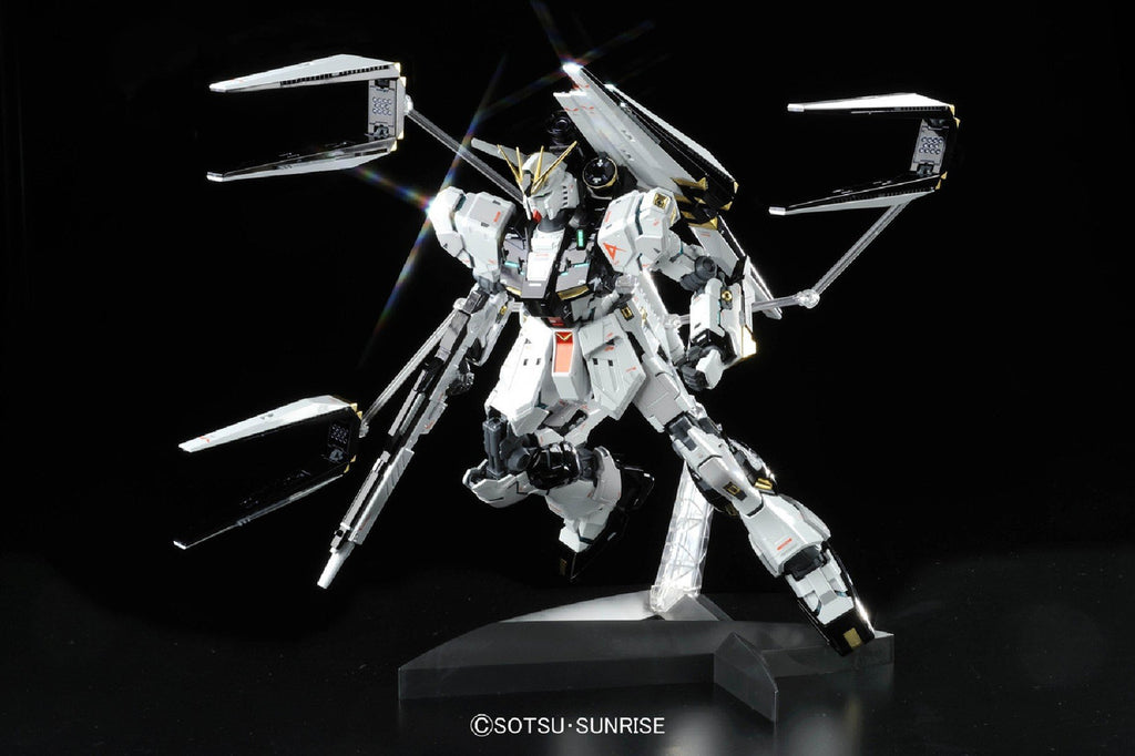 Bandai Hobby MG Nu Gundam Version Ka Titanium Finish Action Figure