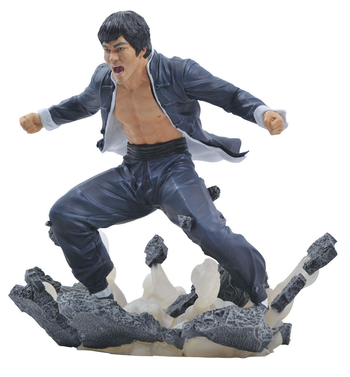 DIAMOND SELECT TOYS Bruce Lee Gallery: Earth PVC Statue, Multicolor, 9 inches