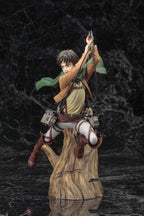 Kotobukiya Attack On Titan: Eren Yeager (Renewal Package Variant) ArtFX J Statue, Multicolor