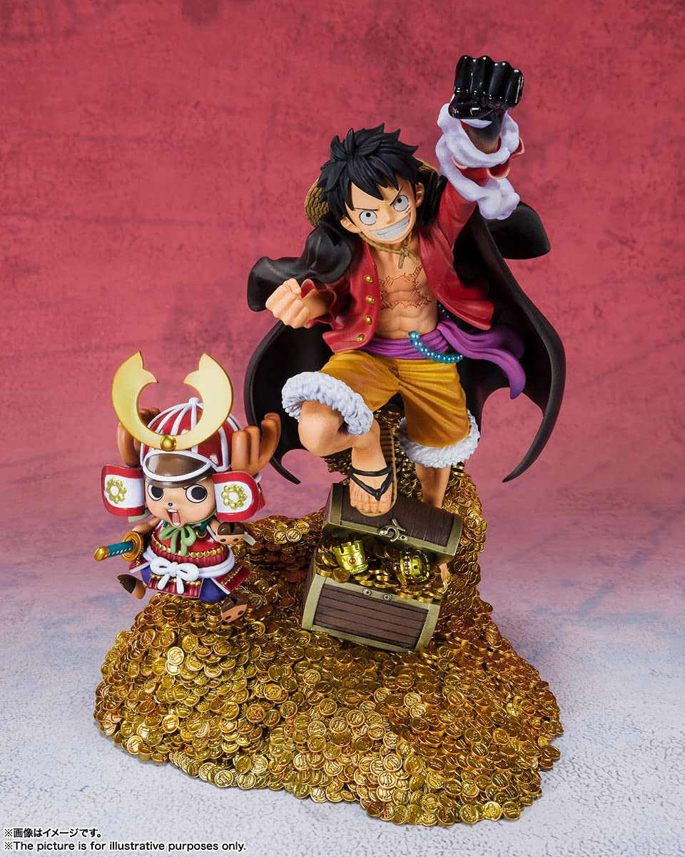 One Piece Monkey D Luffy WT100 Commemorative Eiichiro Oda Illustration Daikaizoku Hyakkei Action Figure Figuarts Zero Bandai Spirits Tamashii Nations