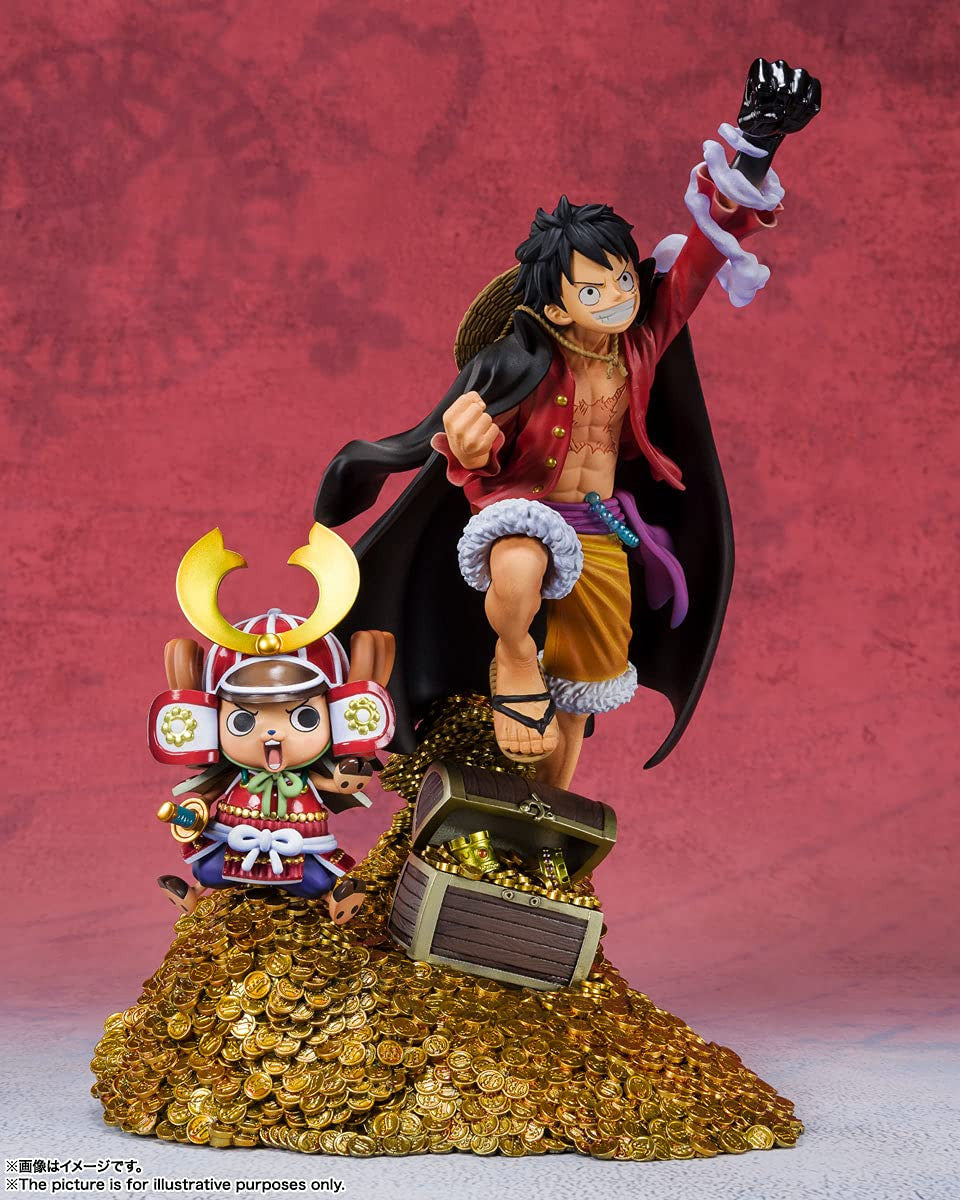 One Piece Monkey D Luffy WT100 Commemorative Eiichiro Oda Illustration Daikaizoku Hyakkei Action Figure Figuarts Zero Bandai Spirits Tamashii Nations