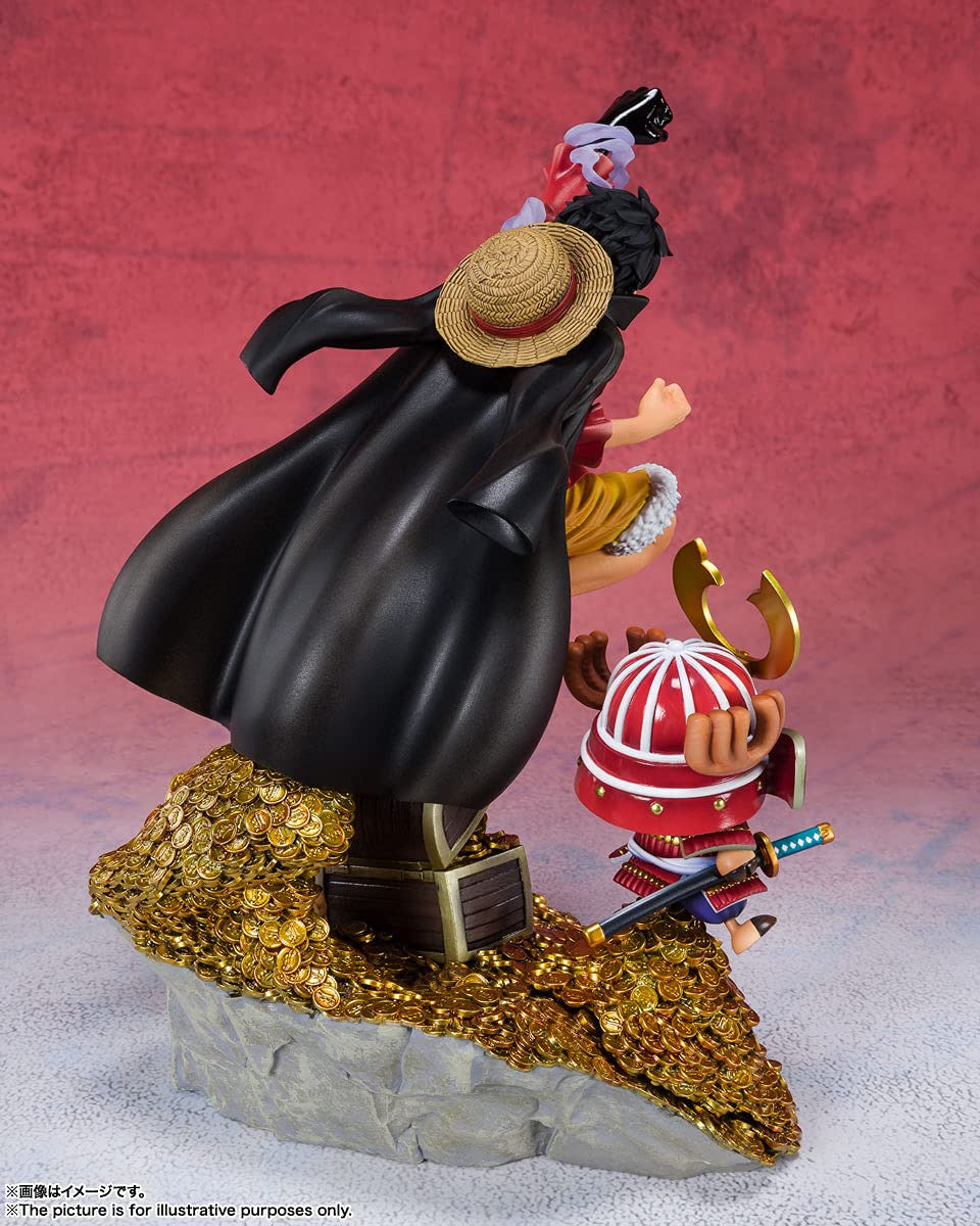 One Piece Monkey D Luffy WT100 Commemorative Eiichiro Oda Illustration Daikaizoku Hyakkei Action Figure Figuarts Zero Bandai Spirits Tamashii Nations