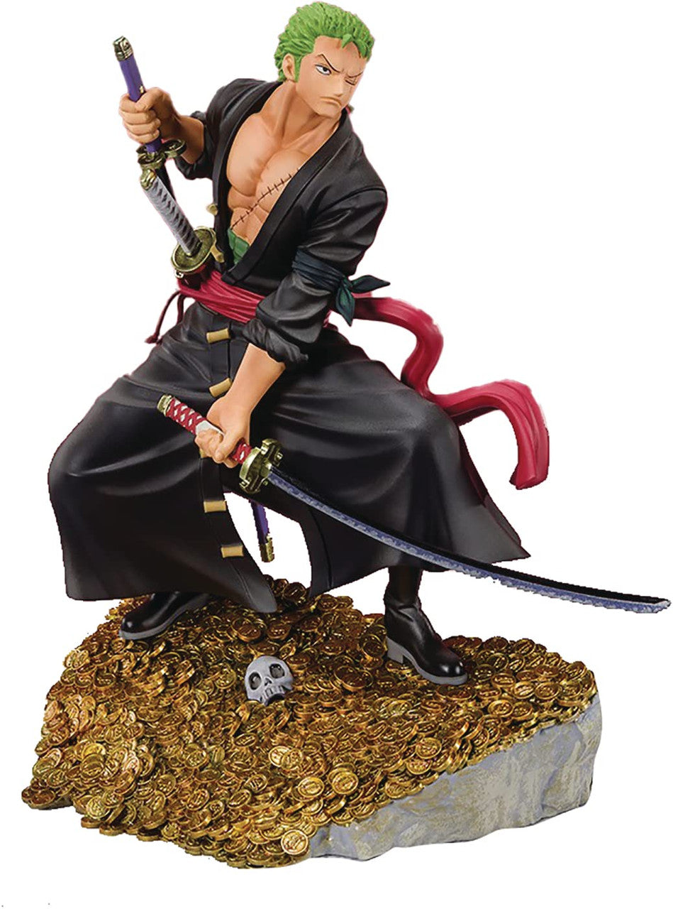 Tamashii Nations Figuarts Zero - Roronoa Zoro - WT100 Commemorative Eiichiro Oda Illustration Daikaizoku Hyakkei- [One Piece]