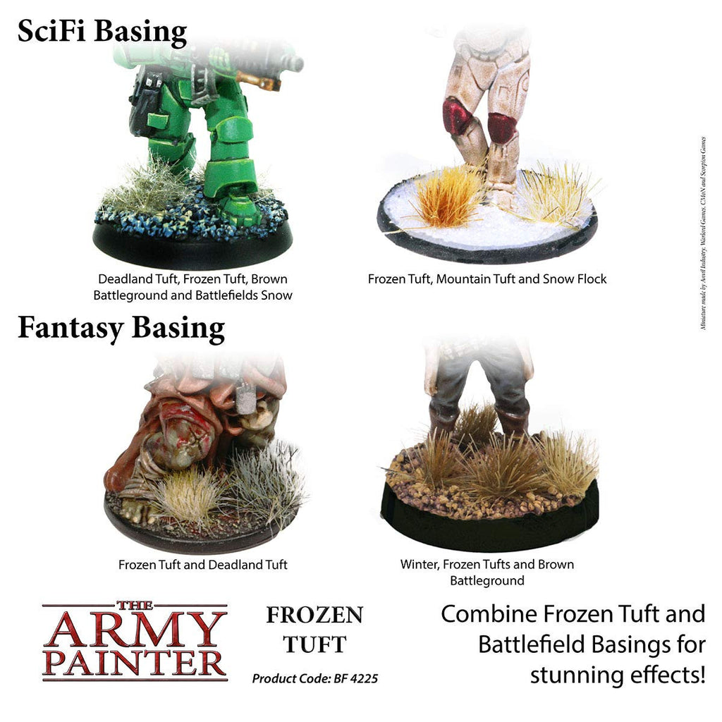 The Army Painter Frozen 77 Tuft in 3 Sizes TAP BF4225