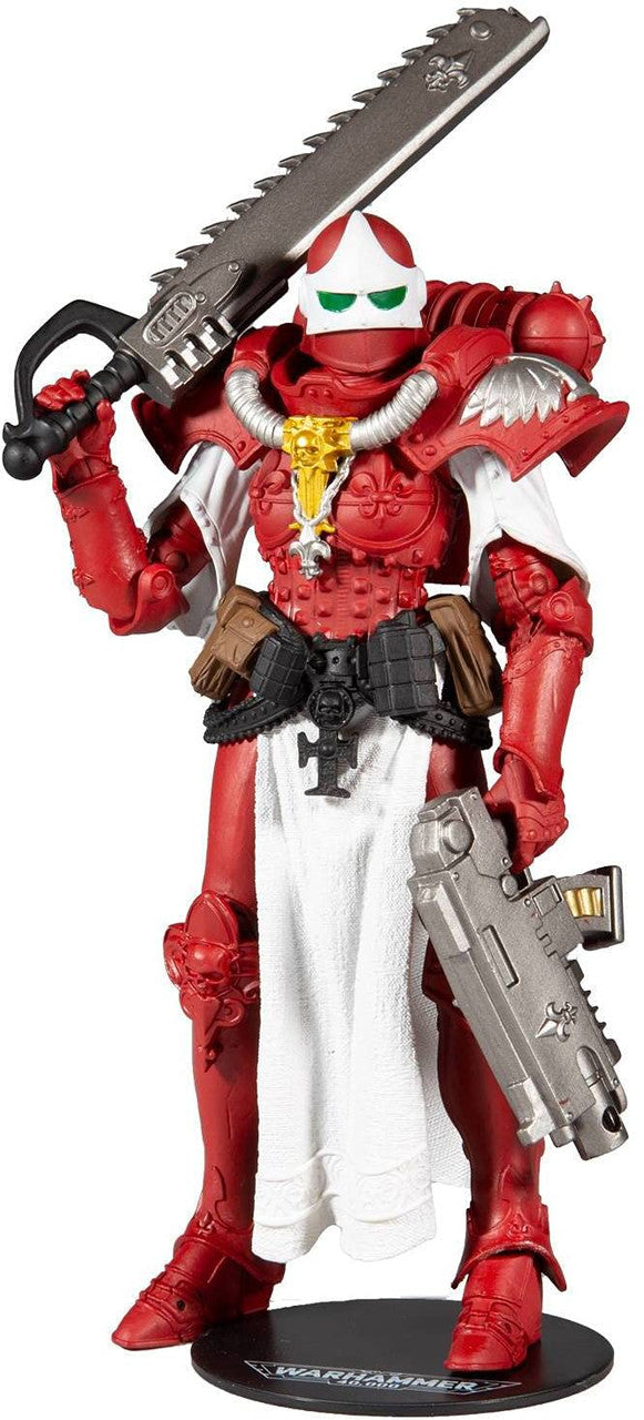 McFarlane Toys Warhammer 40,000 Adepta Sororitas Battle Sister (The Order of The Bloody Rose) 7 Action Figure