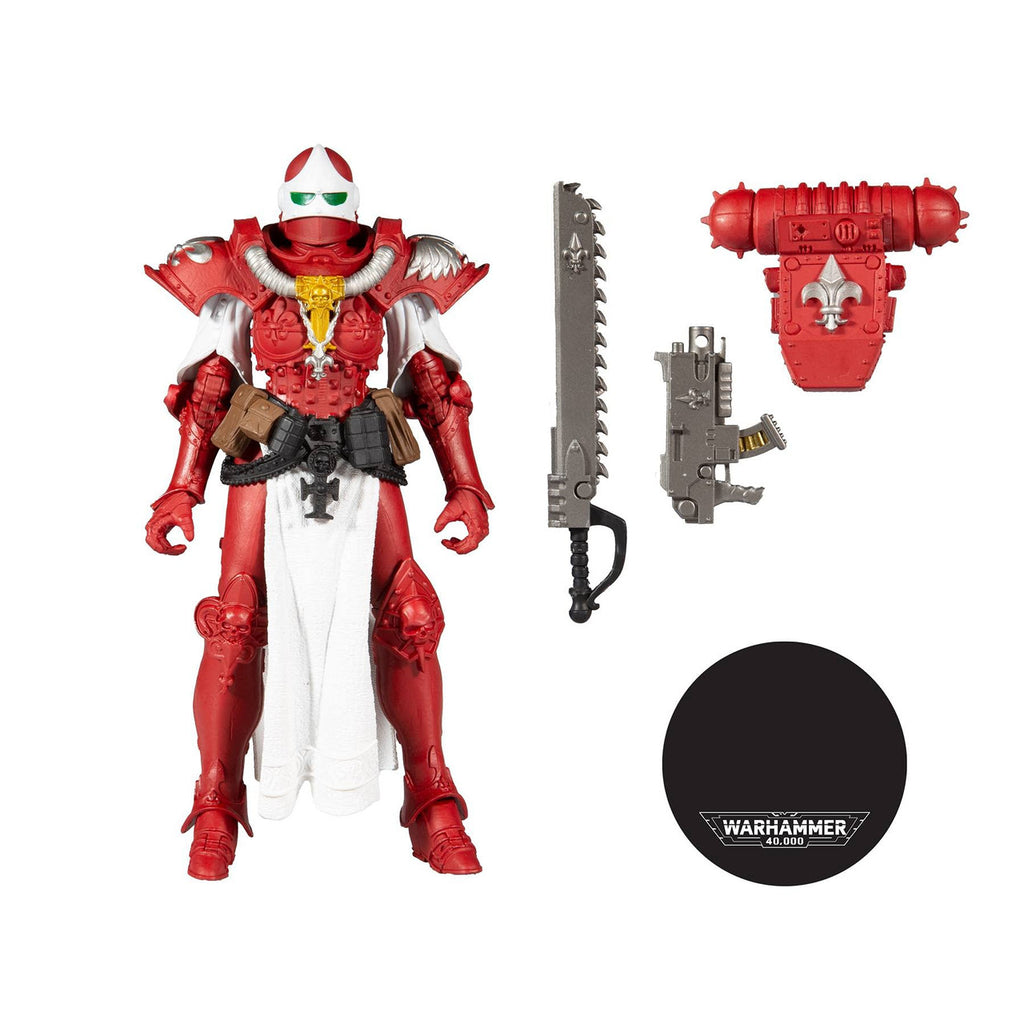 McFarlane Toys Warhammer 40,000 Adepta Sororitas Battle Sister (The Order of The Bloody Rose) 7 Action Figure
