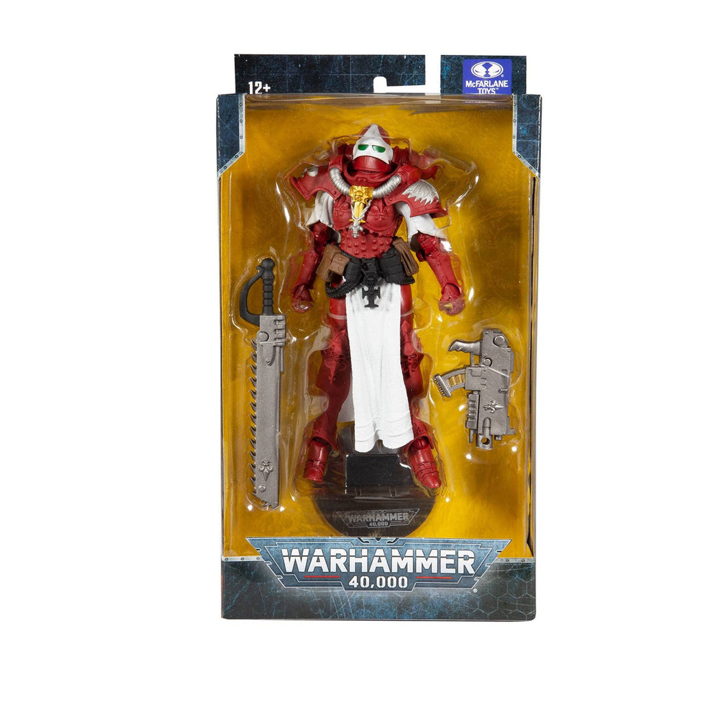 McFarlane Toys Warhammer 40,000 Adepta Sororitas Battle Sister (The Order of The Bloody Rose) 7 Action Figure